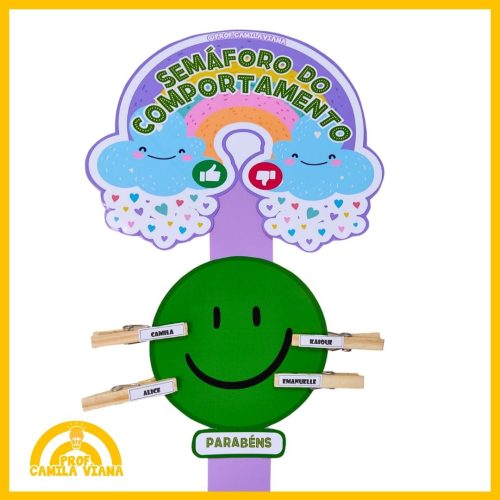 SEMÁFORO DO COMPORTAMENTO – TEMA CHUVA DE AMOR - Image 2