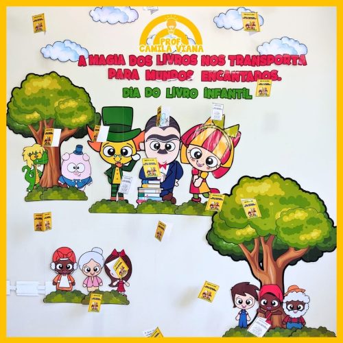 PAINEL INTERATIVO DIA DO LIVRO INFANTIL