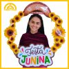 MOLDURA BAMBOLÊ GIRASSOL - FESTA JUNINA/FESTA JULINA