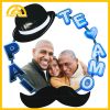 MOLDURA PARA BAMBOLÊ - DIA DOS PAIS (CHAPÉU E BIGODE) - Imagem 3