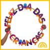 MOLDURA PARA BAMBOLÊ DIA DAS CRIANÇAS - TEMA DOCES - Imagem 3