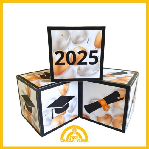 PAINEL FORMANDOS 2025 - BALÕES DOURADOS - Imagem 6