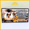 CALENDÁRIO DE MESA FORMANDOS - PRETO E DOURADO (EDITÁVEL NO CANVA)