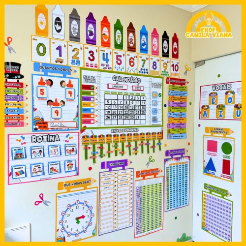KIT DECORAÇÃO DE SALA - TEMA ESCOLAR - Image 2