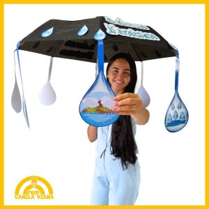 GUARDA-CHUVA A ÁGUA É MAGICA – Prof. Camila Viana