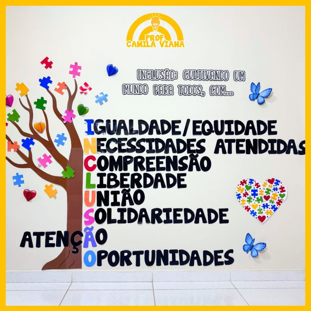 PAINEL INCLUSÃO – ÁRVORE – Prof. Camila Viana