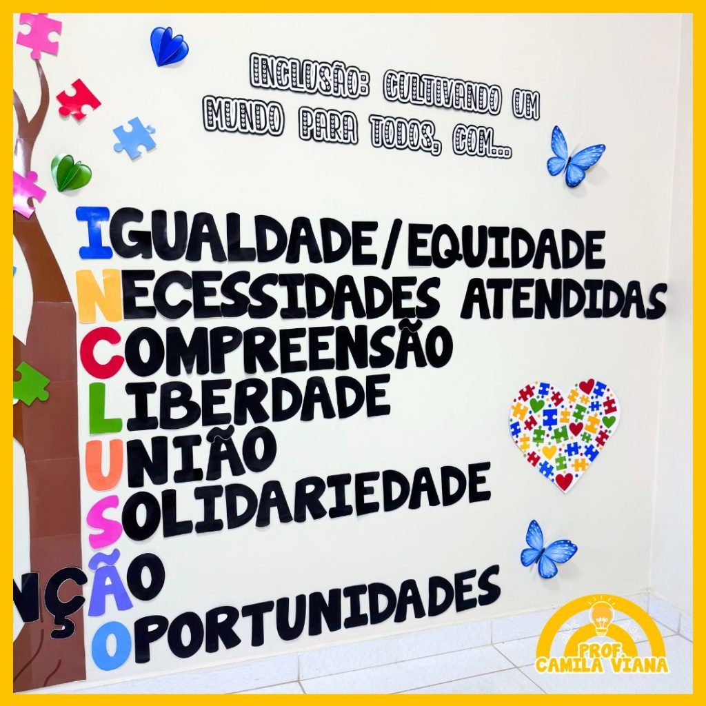 PAINEL INCLUSÃO – ÁRVORE – Prof. Camila Viana