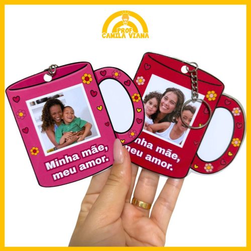 CHAVEIRO CANECA DIA DAS MÃES