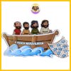 RECURSO PEDRO, TIAGO, JOÃO NO BARQUINHO - A PESCA MARAVILHOSA