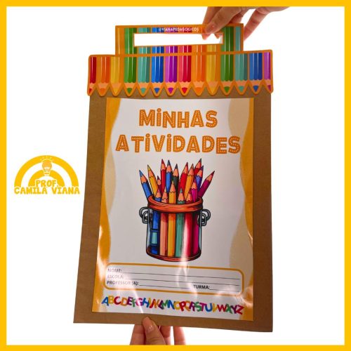 KIT CAPAS E ALÇAS PARA ENVELOPES DE ATIVIDADES- TEMA ESCOLAR - Imagem 2