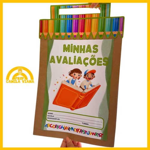 KIT CAPAS E ALÇAS PARA ENVELOPES DE ATIVIDADES- TEMA ESCOLAR - Imagem 3