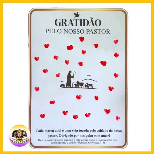 CARTAZ DIA DO PASTOR - IGREJA