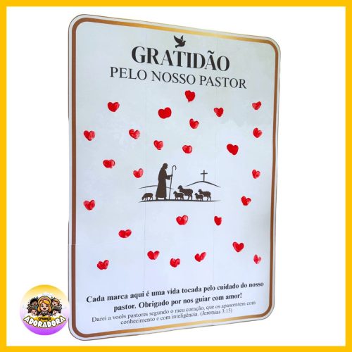 CARTAZ DIA DO PASTOR - IGREJA - Imagem 2