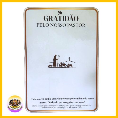 CARTAZ DIA DO PASTOR - IGREJA - Imagem 3