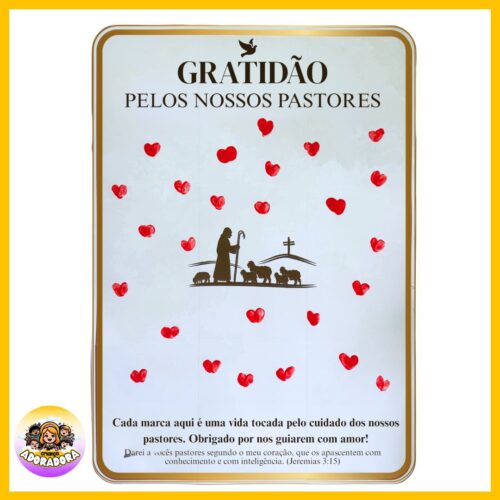 Cartaz PASTORES (PLURAL) - IGREJA