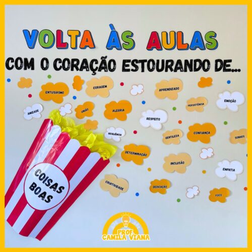 PAINEL VOLTA ÀS AULAS - PIPOCA