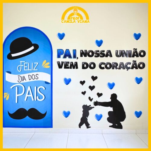 PAINEL DIA DOS PAIS - UNIÃO DO CORAÇÃO