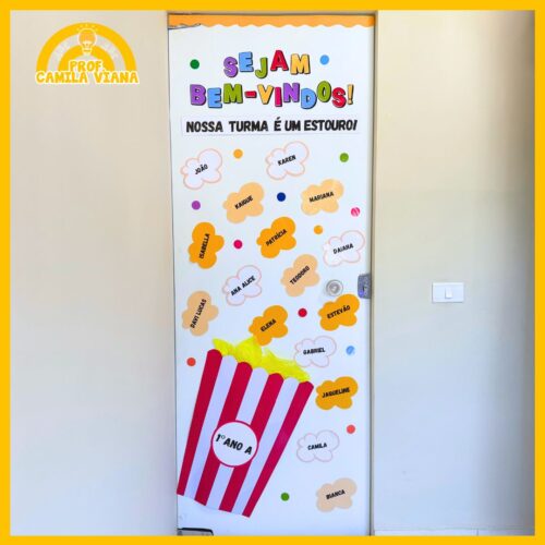 PAINEL DE PORTA VOLTA ÀS AULAS - PIPOCA