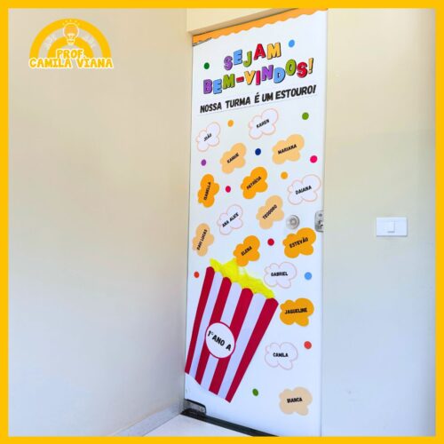 PAINEL DE PORTA VOLTA ÀS AULAS - PIPOCA - Imagem 2