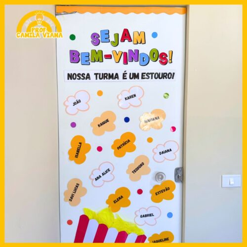 PAINEL DE PORTA VOLTA ÀS AULAS - PIPOCA - Imagem 3