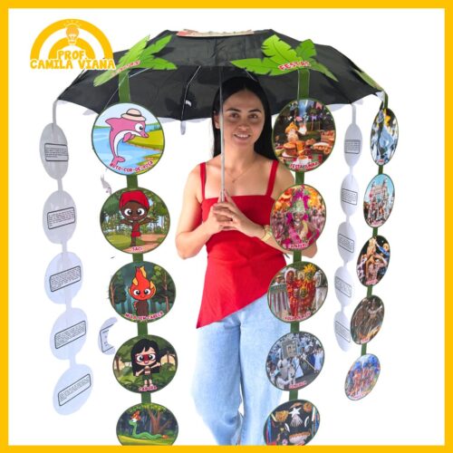 GUARDA-CHUVA FOLCLORE BRASILEIRO - Imagem 2