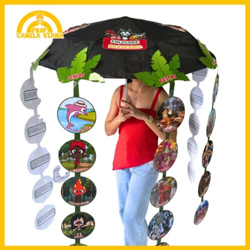 GUARDA-CHUVA FOLCLORE BRASILEIRO