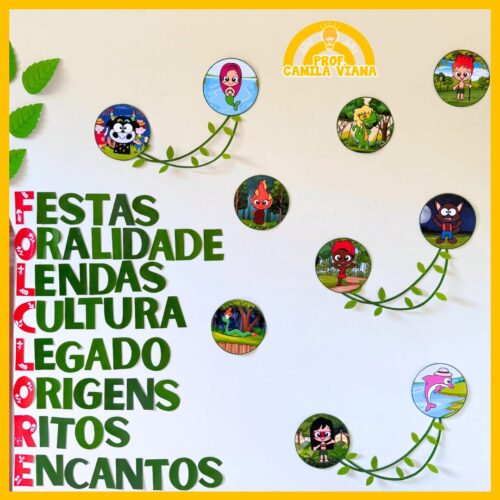 PAINEL FOLCLORE BRASILEIRO - ACRÓSTICO - Imagem 4