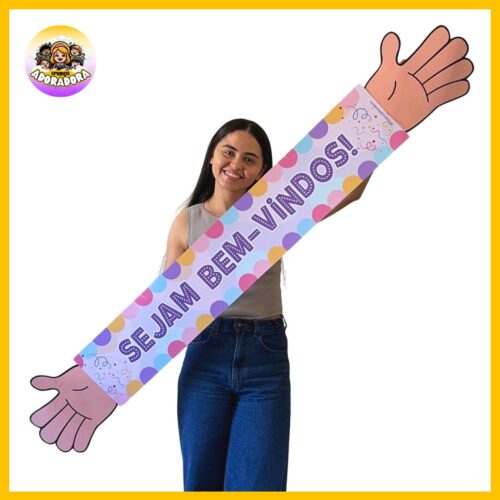 FAIXA GIGANTE: SEJAM BEM-VINDOS