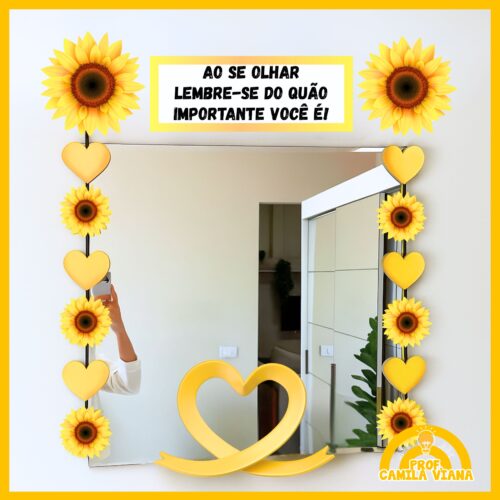 MOLDURA ESPELHO - SETEMBRO AMARELO