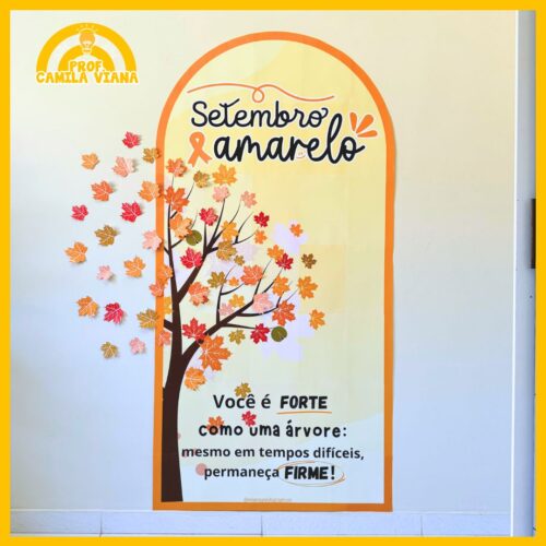 PAINEL SETEMBRO AMARELO - ÁRVORE