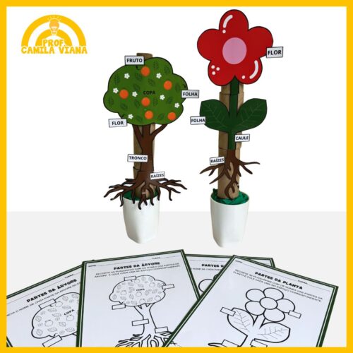 ATIVIDADE: MONTAGEM PARTES DA PLANTA