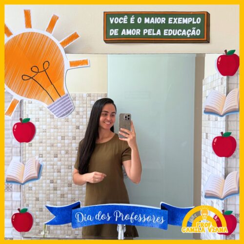 MOLDURA ESPELHO DIA DOS PROFESSORES - Imagem 3