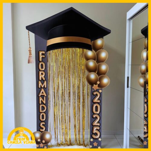 PORTAL FORMANDOS 2025 - DOURADO E PRETO