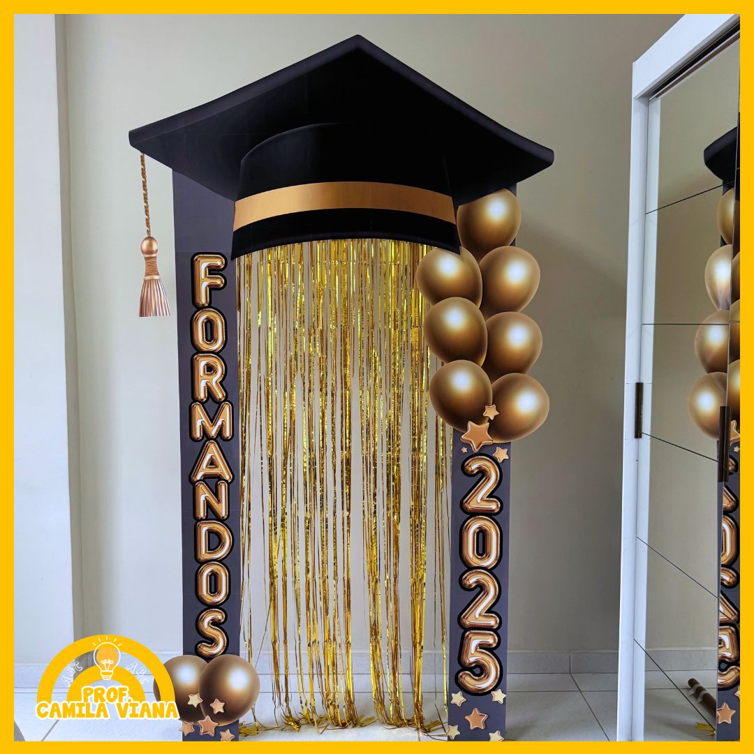 PORTAL FORMANDOS 2025 - DOURADO E PRETO