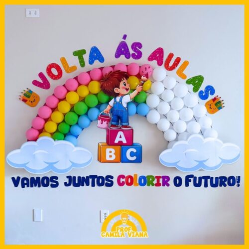 PAINEL VOLTA ÀS AULAS - COLORINDO O FUTURO