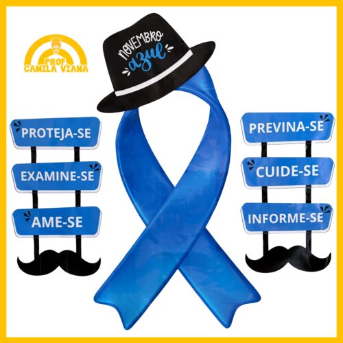 PAINEL NOVEMBRO AZUL - LAÇO GIGANTE